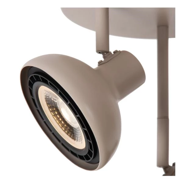 Lucide SENSAS - Foco de techo - Ø 25,8 cm - 3xGU10 (ES111) - Beige - detalle 2